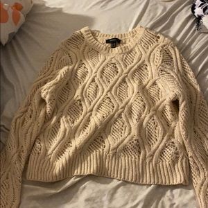 Cream/ off white sweater (slightly cropped)